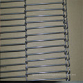 Stainless steel wire mesh conveyor belt with ladder